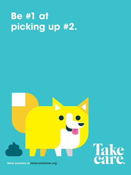 pick up your pet waste - Take Care logo
