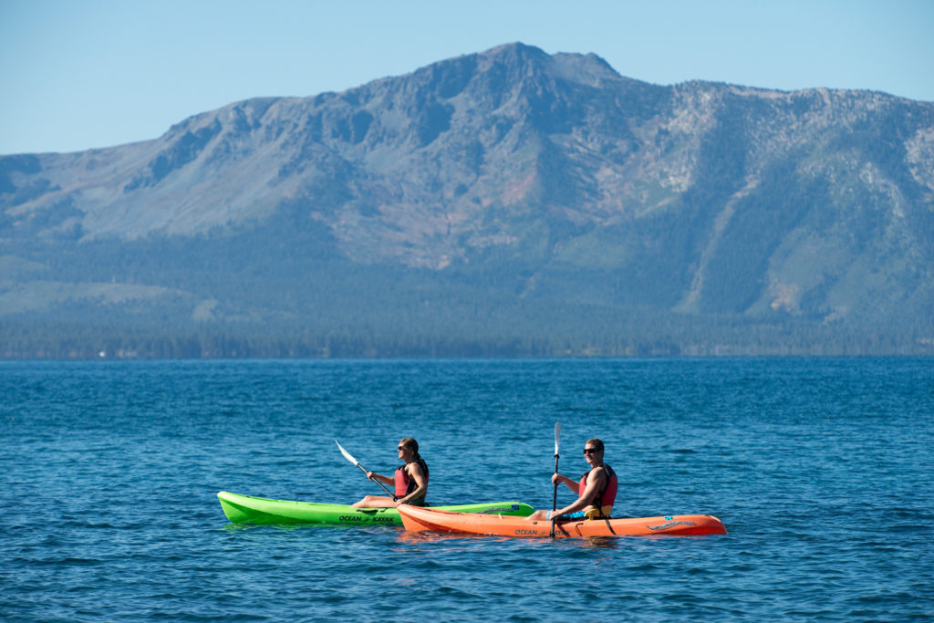 Zephyr Cove Mt Tallac Kayaking Lake Tahoe Water Trail