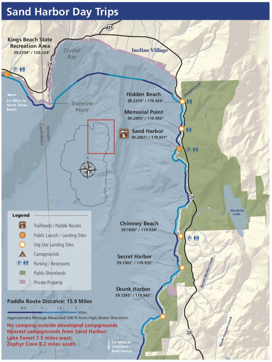 Lake Tahoe Water Trail Trailhead Spotlight: Sand Harbor