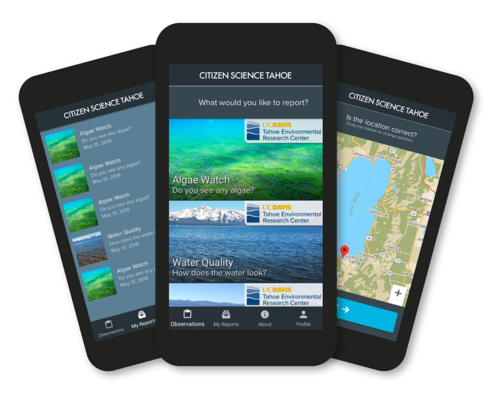 Citizen Science Tahoe App Image