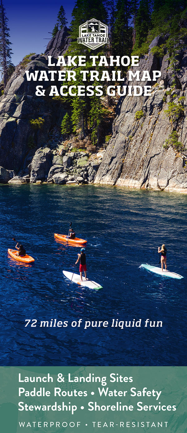 lake tahoe water trail map & access guide