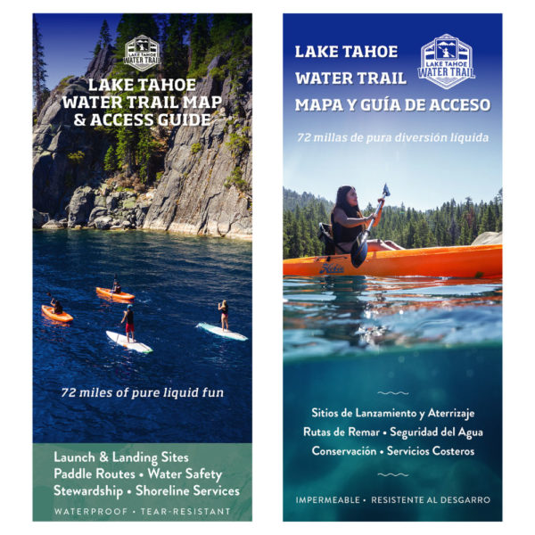 lake tahoe water trail map & access guide